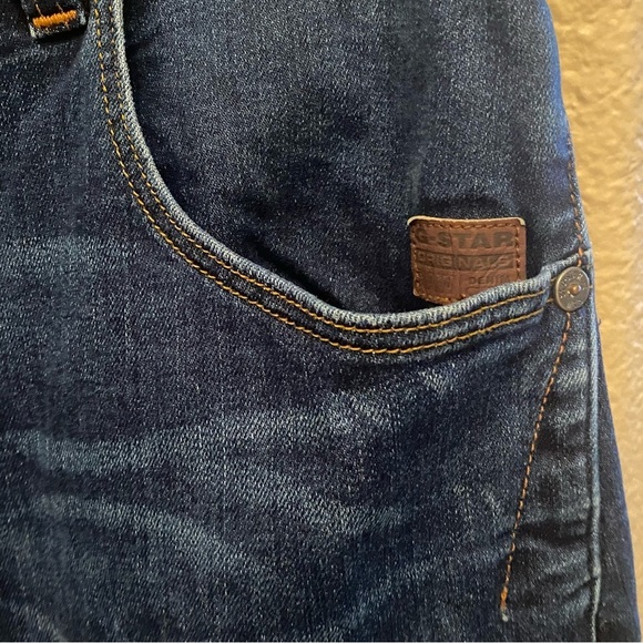 G-STAR RAW Men Blue Arc 3D Slim Buttoned Fly Jeans Size 34 - Picture 4 of 10